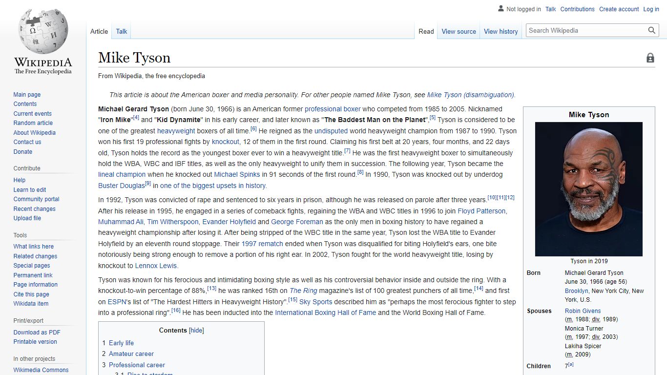 Mike Tyson - Wikipedia